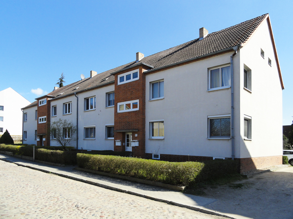 Ein Haus im Wohngebiet Bruno-Bürgel-Straße.