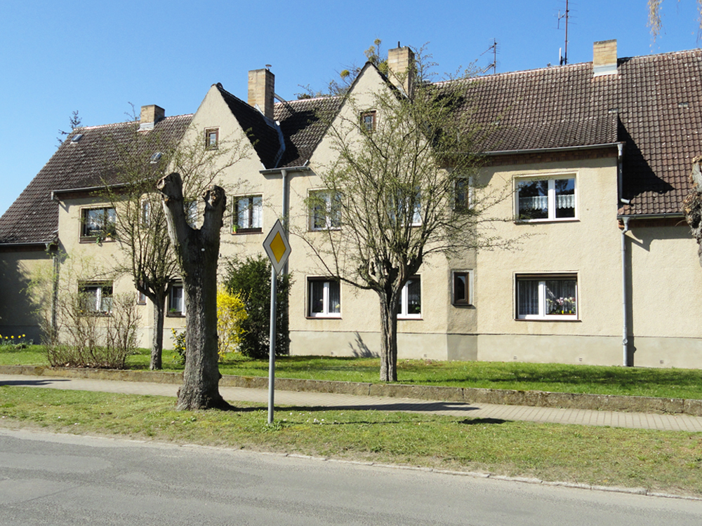 Ein Haus im Wohngebiet Schillerstraße/Friedrich-Ebert-Straße