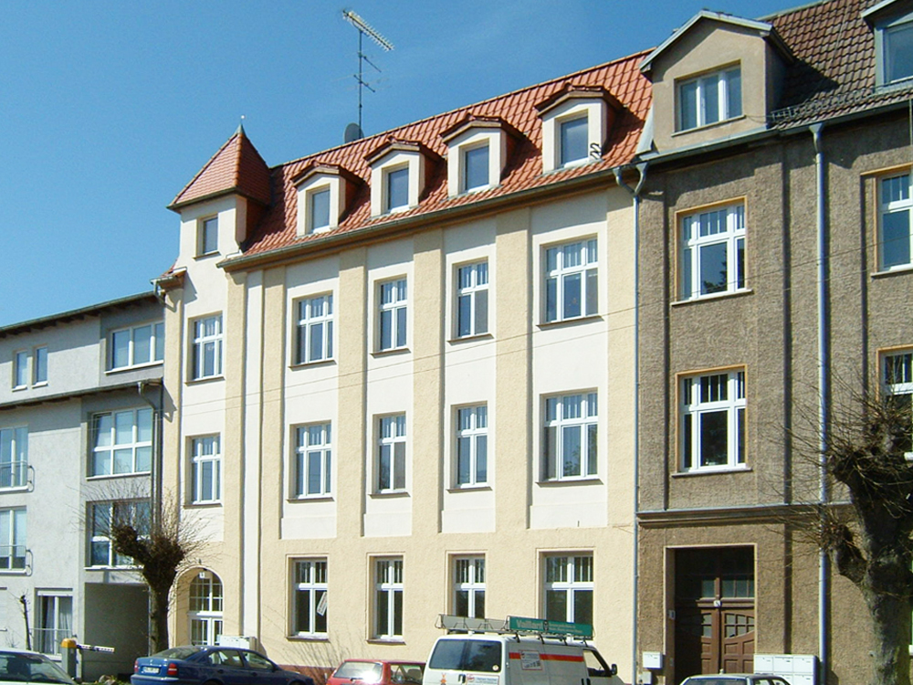 Ein Haus im Wohngebiet Walkmühlenstraße